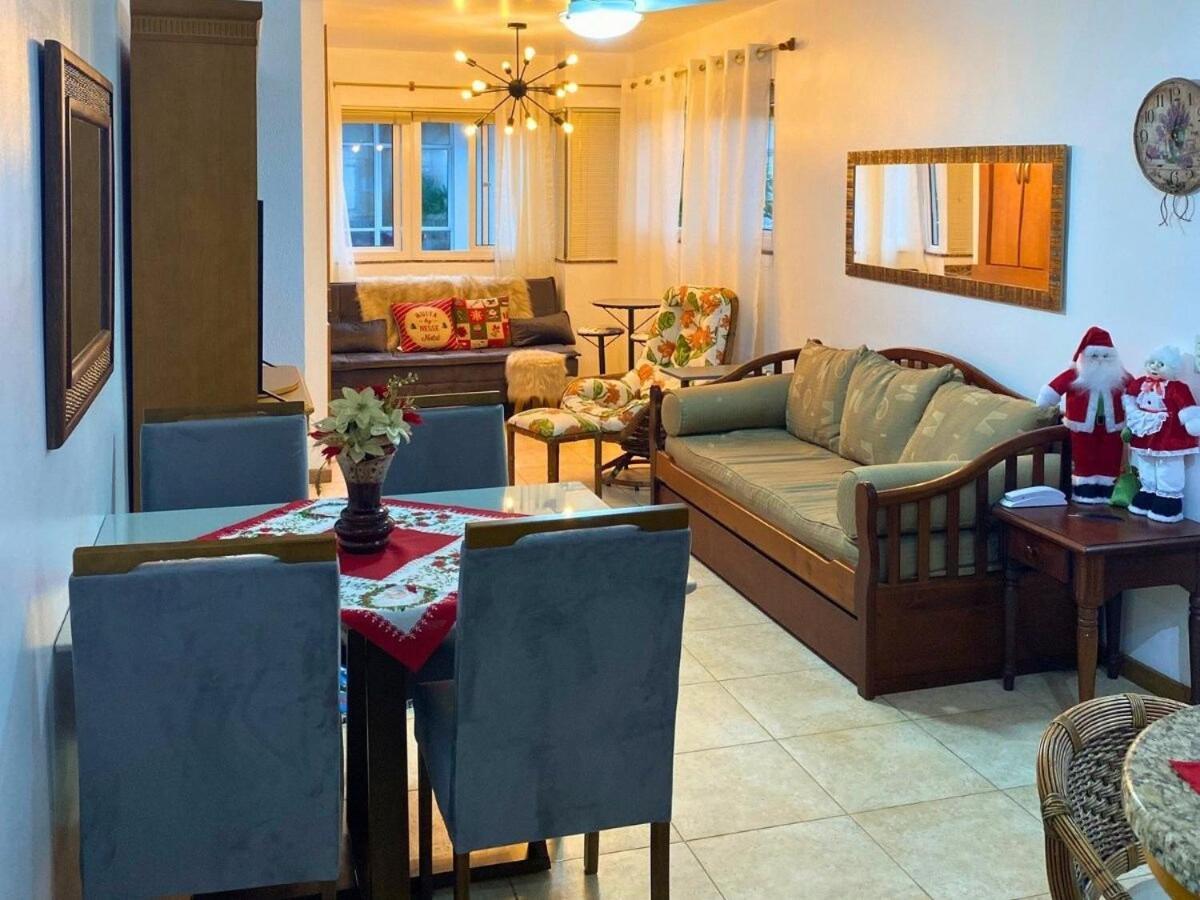 Apartamento No Residencial Village No Centro De Gramado, Com Piscina Aquecida E Hidromassagem المظهر الخارجي الصورة